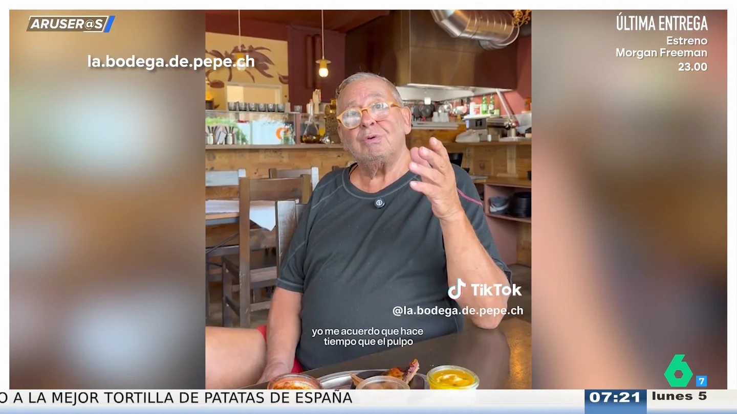 El dueño de un bar español en Suiza desvela cuáles son las tapas que más triunfan: "Antes decían que era goma, pero ahora..." El dueño de un bar español en Suiza desvela cuáles son las tapas que más triunfan: "Antes decían que era goma, pero ahora..."