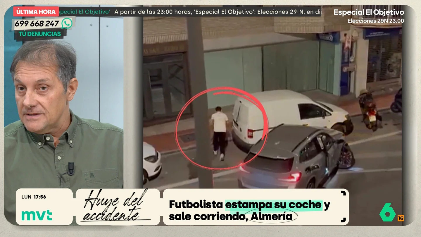 Álex Sola, jugador del Almería, detenido tras estampar su coche y salir corriendo: dio positivo en alcoholemia Después de celebrar la victoria de su equipo, el jugador del Almería Álex Sola estrelló su BMW de gran cilindrada y huyó del lugar. Tras ser detenido, dio positivo por alcoholemia. El club ya le ha expedientado y apartado del equipo.