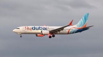 Imagen de archivo de un avi&oacute;n de Flydubai.