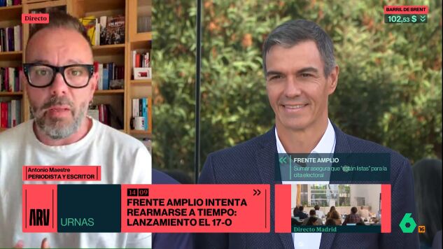 Maestre asegura que S&aacute;nchez ha sido "inteligente" adelantando las elecciones: "Son las mejores condiciones en los &uacute;ltimos a&ntilde;os"