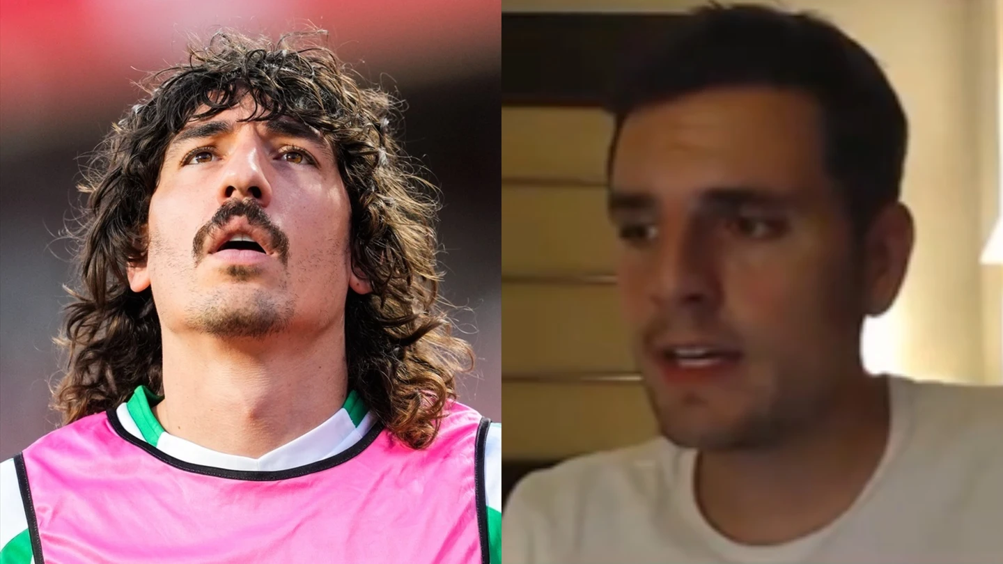 Héctor Bellerín (izquierda) y el youtuber Iñaki Angulo (derecha) Héctor Bellerín (izquierda) y el youtuber Iñaki Angulo (derecha)