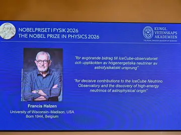 Francis Halzen, ganador del Nobel de Física 2026 Francis Halzen, ganador del Nobel de Física 2026