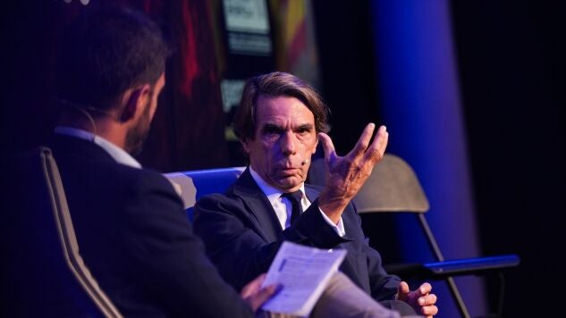 Jos&eacute; Mar&iacute;a Aznar en la XIII edici&oacute;n del ciclo Letras en Sevilla.