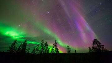 Auroras boreales en Finlandia