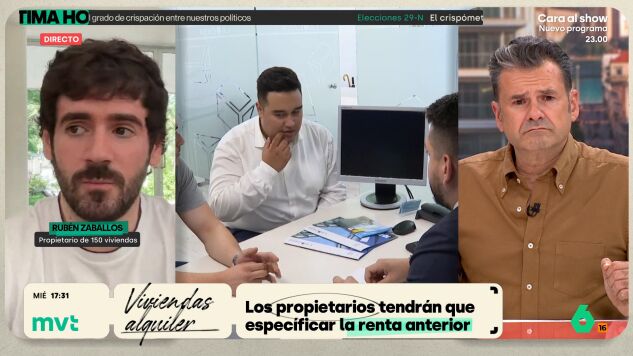 Rub&eacute;n Zaballos, propietario de 150 viviendas: "Para no tener problemas de okupaci&oacute;n, las pongo en alquiler tur&iacute;stico"
