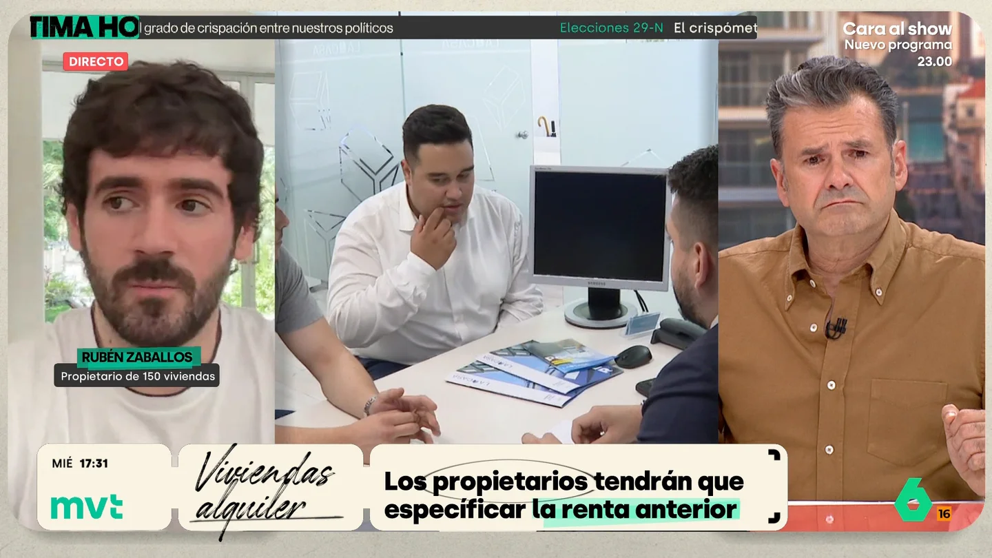 Rubén Zaballos, propietario de 150 viviendas: "Para no tener problemas de okupación, las pongo en alquiler turístico" Rubén Zaballos, propietario de 150 viviendas: "Para no tener problemas de okupación, las pongo en alquiler turístico"
