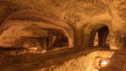 Catacumbas de San Pablo en Rabat, isla de Malta