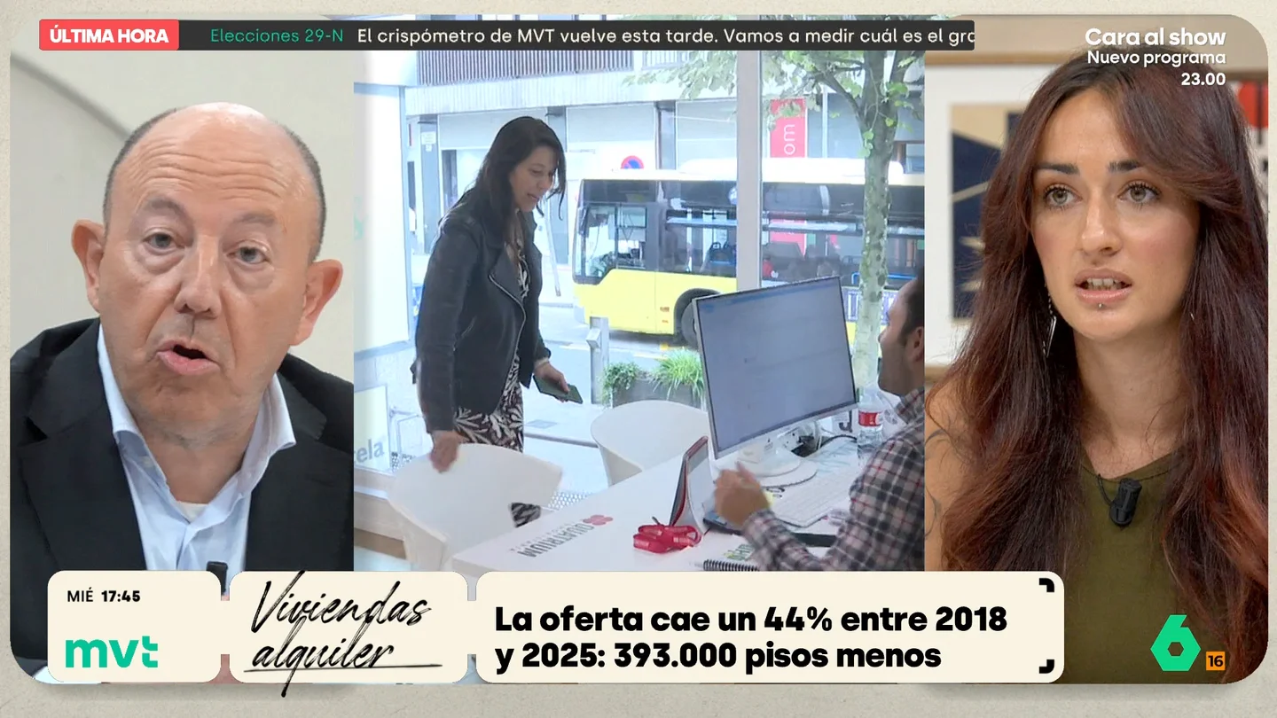 La portavoz de Anticapitalistas responde a Gonzalo Bernardos sobre la ocupación: "No creemos un fantasma para meter miedo" La portavoz de Anticapitalistas responde a Gonzalo Bernardos sobre la ocupación: "No creemos un fantasma para meter miedo"
