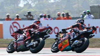 Marc M&aacute;rquez y Pedro Acosta 