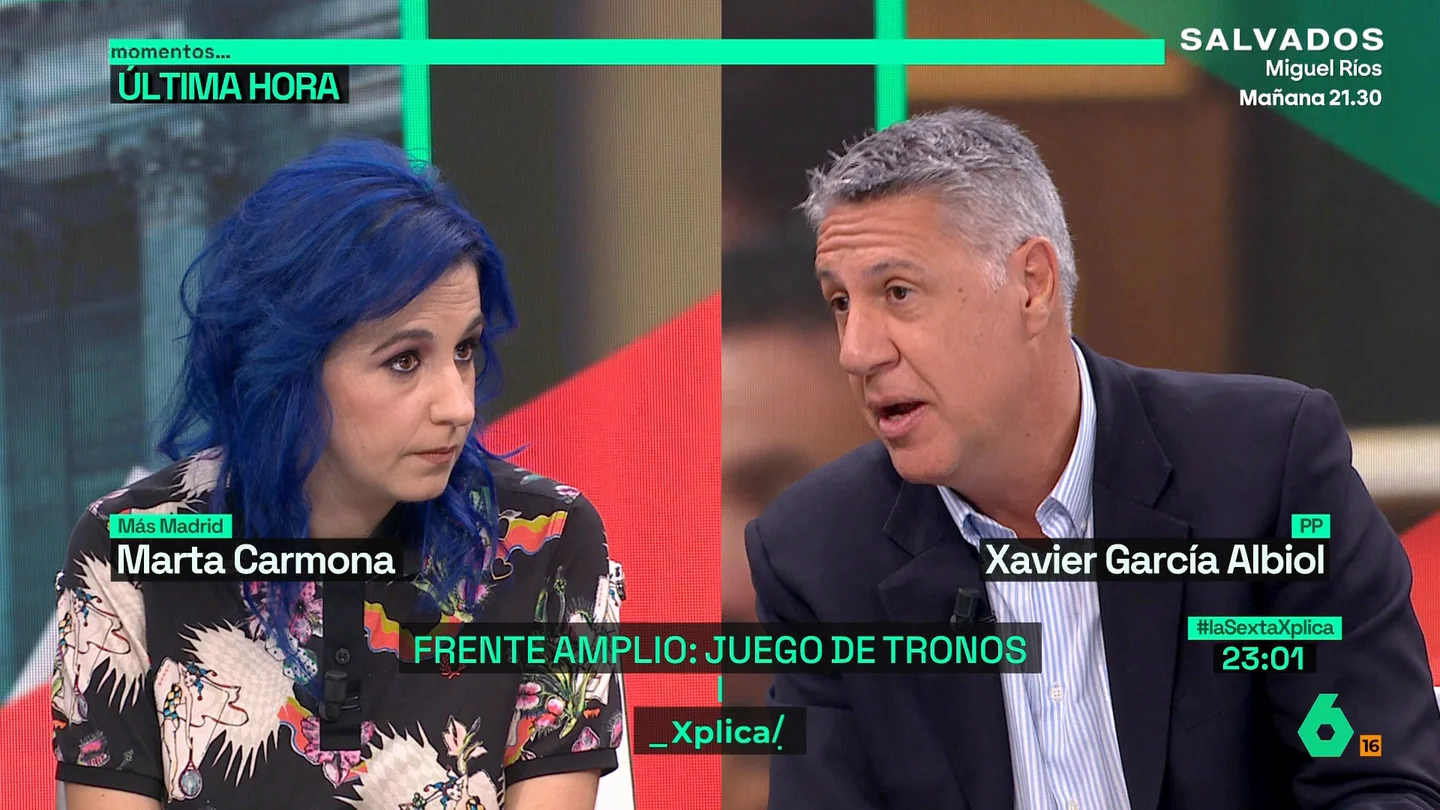Xavier García Albiol, a la derecha Xavier García Albiol, a la derecha