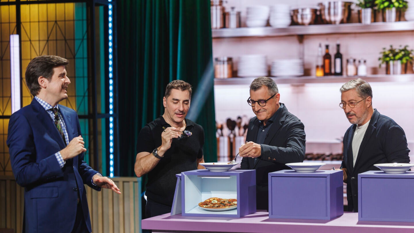 Marc Gir&oacute; pone a prueba el paladar de los hermanos Roca haciendo pur&eacute; la gastronom&iacute;a: "De aqu&iacute; os sale alguna idea para vuestro restaurante"