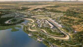 Recreaci&oacute;n del futuro circuito de Ruanda