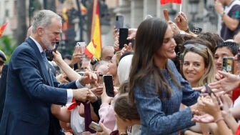 Los reyes llegan a Ceuta para una visita hist&oacute;rica