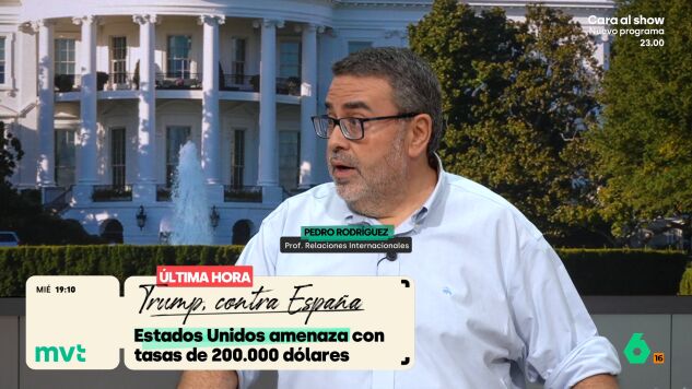 Pedro Rodr&iacute;guez analiza la amenaza de Donald Trump de imponer una tasa de 200.000 d&oacute;lares a cada barco espa&ntilde;ol con destino Estados Unidos, una medida que considera "un castigo muy severo" para nuestro pa&iacute;s.