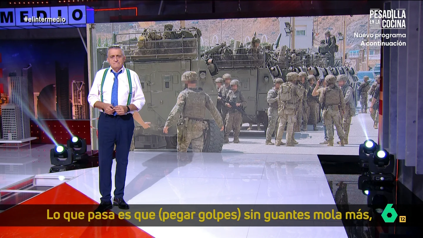 Wyoming, sobre los audios en los que militares se jactan de apalizar migrantes: "Sabemos que estos comportamientos son minoritarios, pero existen" Wyoming pide "mirar frente a frente" a la verdad sobre los malos tratos que reciben los migrantes en Ceuta por parte de algunos miembros de Fuerzas y Cuerpos de Seguridad del Estado, tal y como confirman informaciones periodísticas y llevan denunciando ONGs en los últimos meses.
