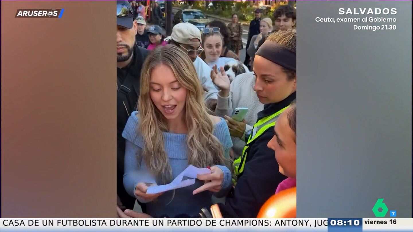 Sydney Sweeney cumple su promesa a sus fans: el momento viral en el que regresa a hablar con ellos