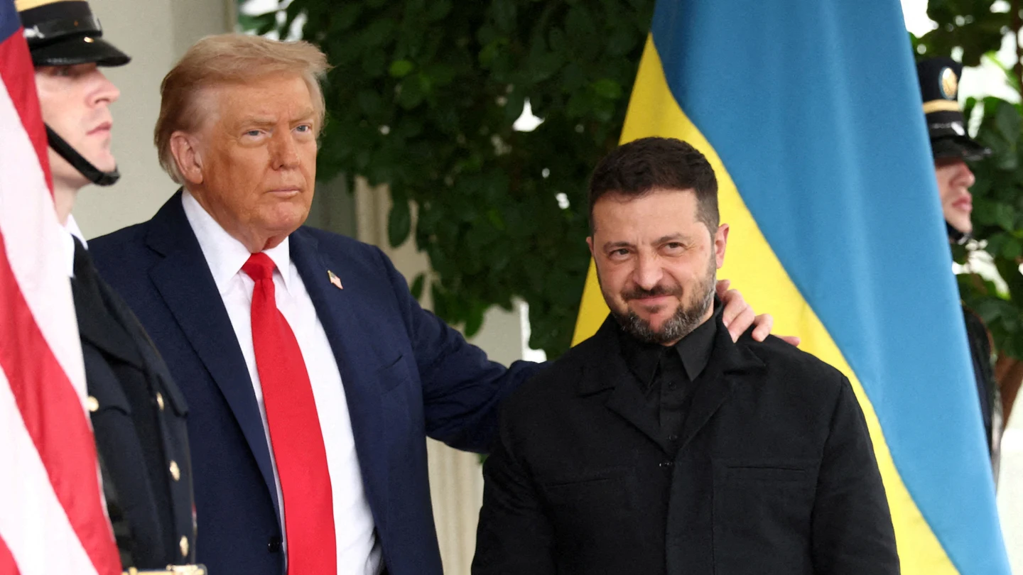 El presidente de Estados Unidos, Donald Trump, y el presidente ucraniano, Volodimir Zelenski, en una imagen de archivo. El presidente de Estados Unidos, Donald Trump, y el presidente ucraniano, Volodimir Zelenski, en una imagen de archivo.