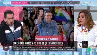 Pilar Vidal, a la derecha