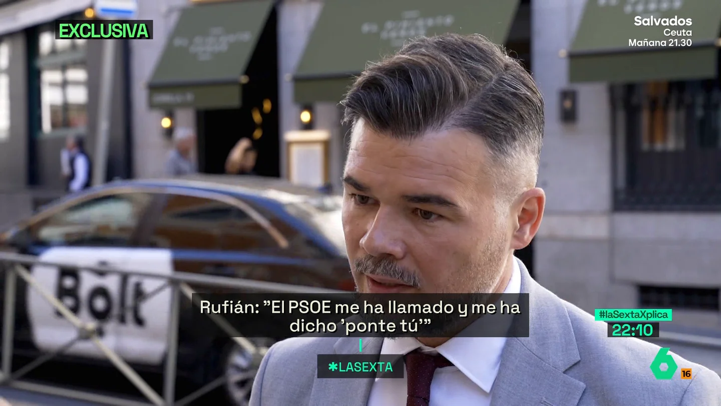 Rufián, en laSexta Xplica Rufián, en laSexta Xplica