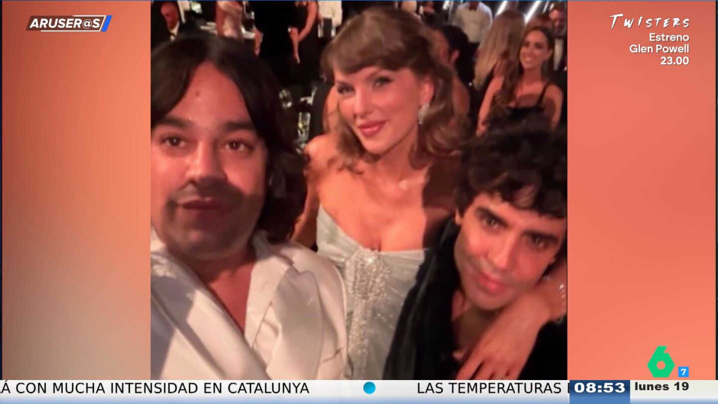 Los Javis lo dan todo en la Academy Museum Gala con fotos con Taylor Swift o Kim Kardashian