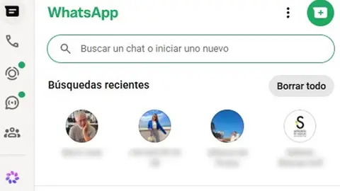 Borrando contactos recientes Borrando contactos recientes