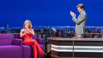 Las l&aacute;grimas de Mar&iacute;a Pati&ntilde;o en su estreno en Cara al Show: "No pisaba un plat&oacute; desde el 30 de enero y es brutal estar aqu&iacute;"