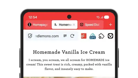 Extensiones en el navegador de Android Vivaldi Extensiones en el navegador de Android Vivaldi