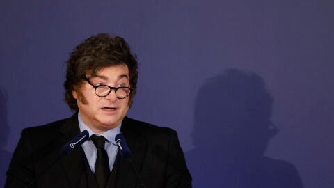 Imagen de archivo de Javier Milei durante su visita a Madrid.