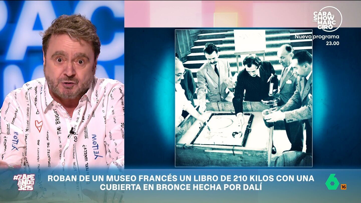 V&Iacute;DEO | Paco Jim&eacute;nez, sobre el robo de un libro de 210 kilos en un museo de Francia: "La polic&iacute;a sospecha que fue un encargo"