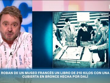 V&Iacute;DEO | Paco Jim&eacute;nez, sobre el robo de un libro de 210 kilos en un museo de Francia: "La polic&iacute;a sospecha que fue un encargo"