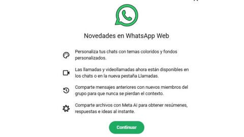 Novedades de WhatsApp
