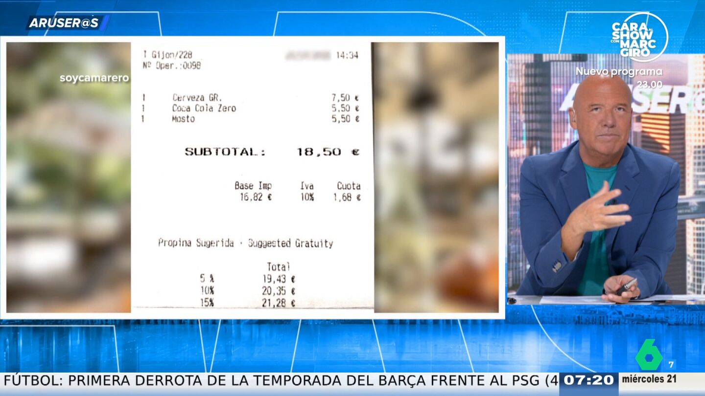 Aruser@s debate sobre las propinas sugeridas en los bares: "Antes era un gesto bonito y ahora, te obligan"