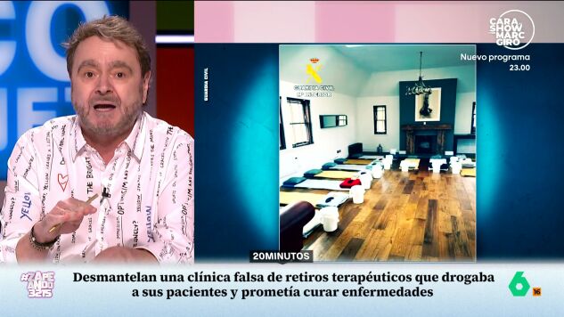Paco J&iacute;menez explica la estafa de una falsa cl&iacute;nica que promet&iacute;a curar el c&aacute;ncer con ayahuasca y hongos alucin&oacute;genos en Sagunto (Valencia), en v&iacute;deo