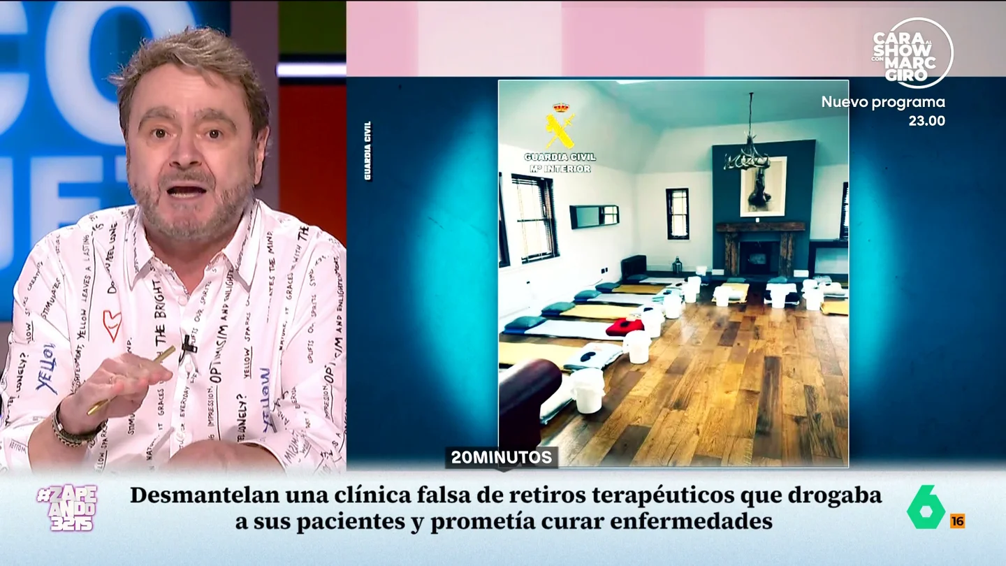 Paco Jímenez explica la estafa de una falsa clínica que prometía curar el cáncer con ayahuasca y hongos alucinógenos en Sagunto (Valencia), en vídeo Paco Jímenez explica la estafa de una falsa clínica que prometía curar el cáncer con ayahuasca y hongos alucinógenos en Sagunto (Valencia), en vídeo