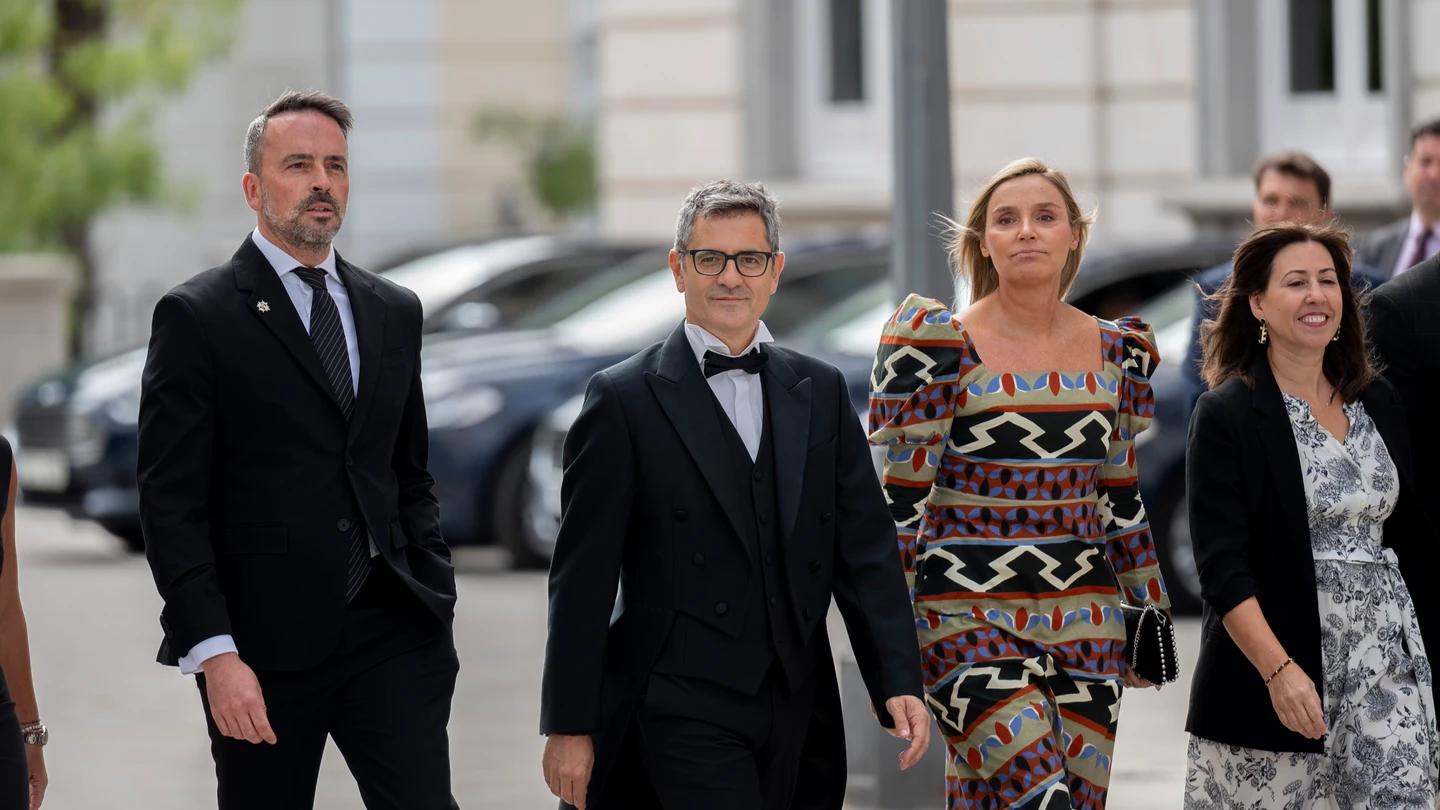 El ministro de la Presidencia, Justicia y Relaciones con las Cortes, Félix Bolaños y la secretaria general para la Innovación y Calidad del Servicio Público de Justicia de España, Sofía Puente El ministro de la Presidencia, Justicia y Relaciones con las Cortes, Félix Bolaños y la secretaria general para la Innovación y Calidad del Servicio Público de Justicia de España, Sofía Puente