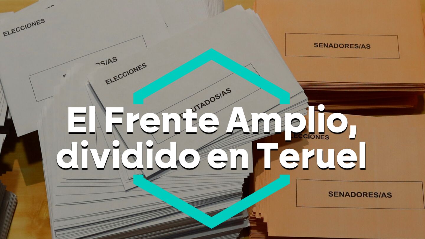 El Frente Amplio, dividido en Teruel