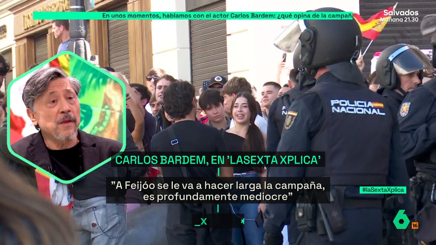 Carlos Bardem, en laSexta Xplica