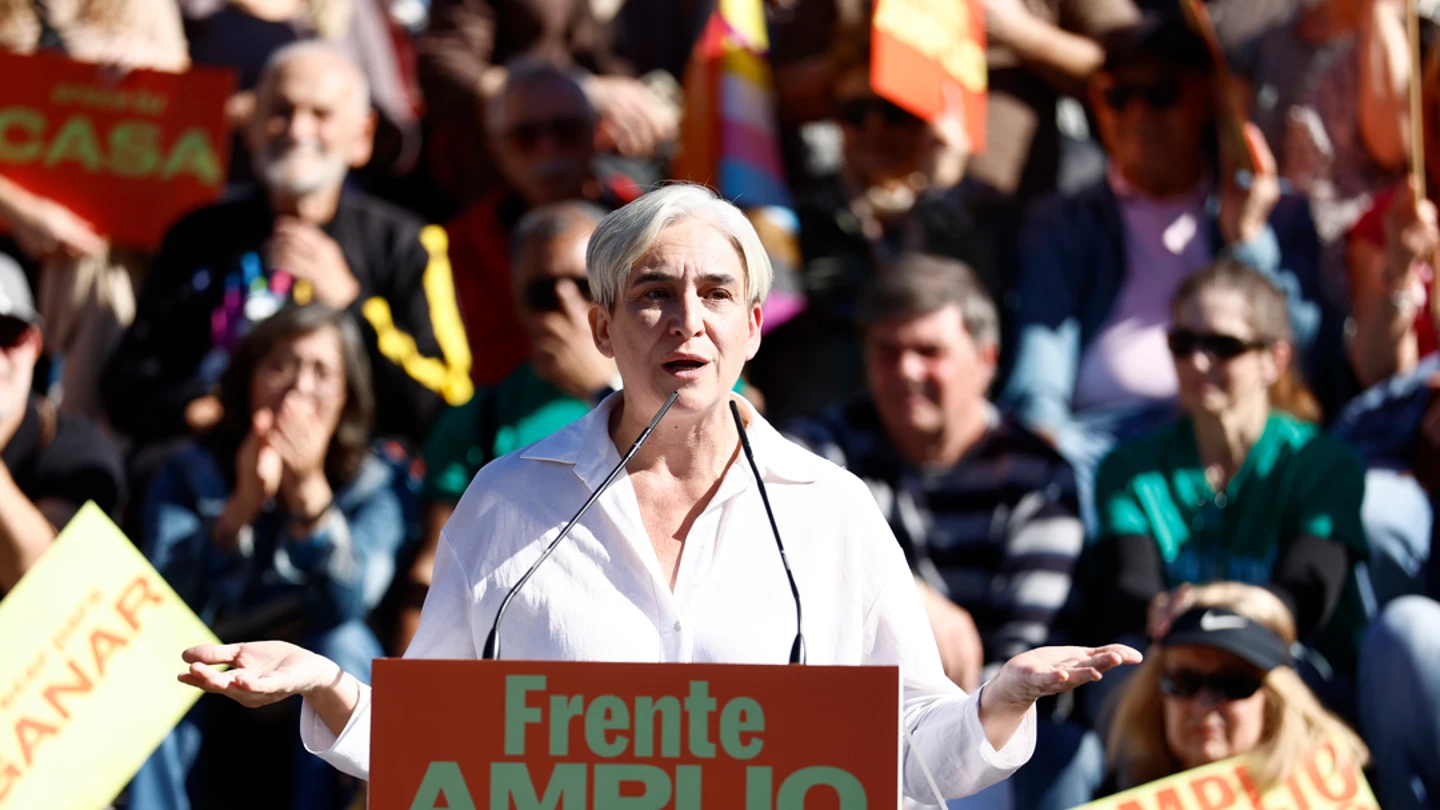 La candidata de Frente Amplio, Ada Colau La candidata de Frente Amplio, Ada Colau
