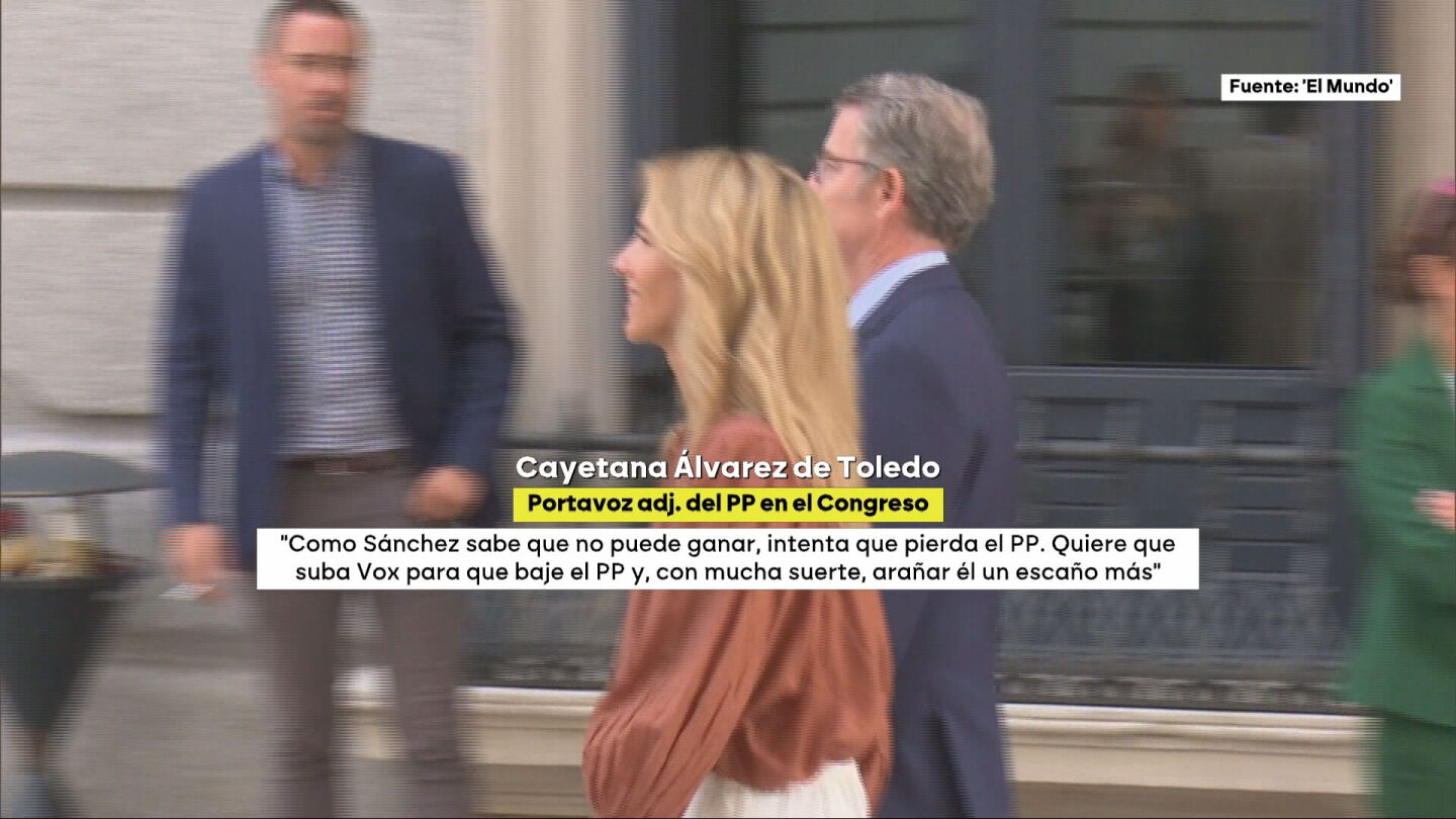 El PP acusa a S&aacute;nchez de querer reforzar a Vox para debilitar a Feij&oacute;o: "Como sabe que no puede ganar, intenta ara&ntilde;ar un esca&ntilde;o m&aacute;s"