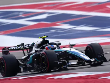 Antonelli durante la clasificación del GP de Estados Unidos Antonelli durante la clasificación del GP de Estados Unidos
