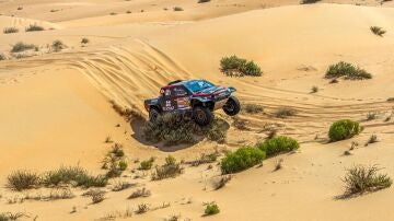 Dakar Rally2025 en Shubaytah, Saudi Arabia en foto de archivo de Demi Baauw