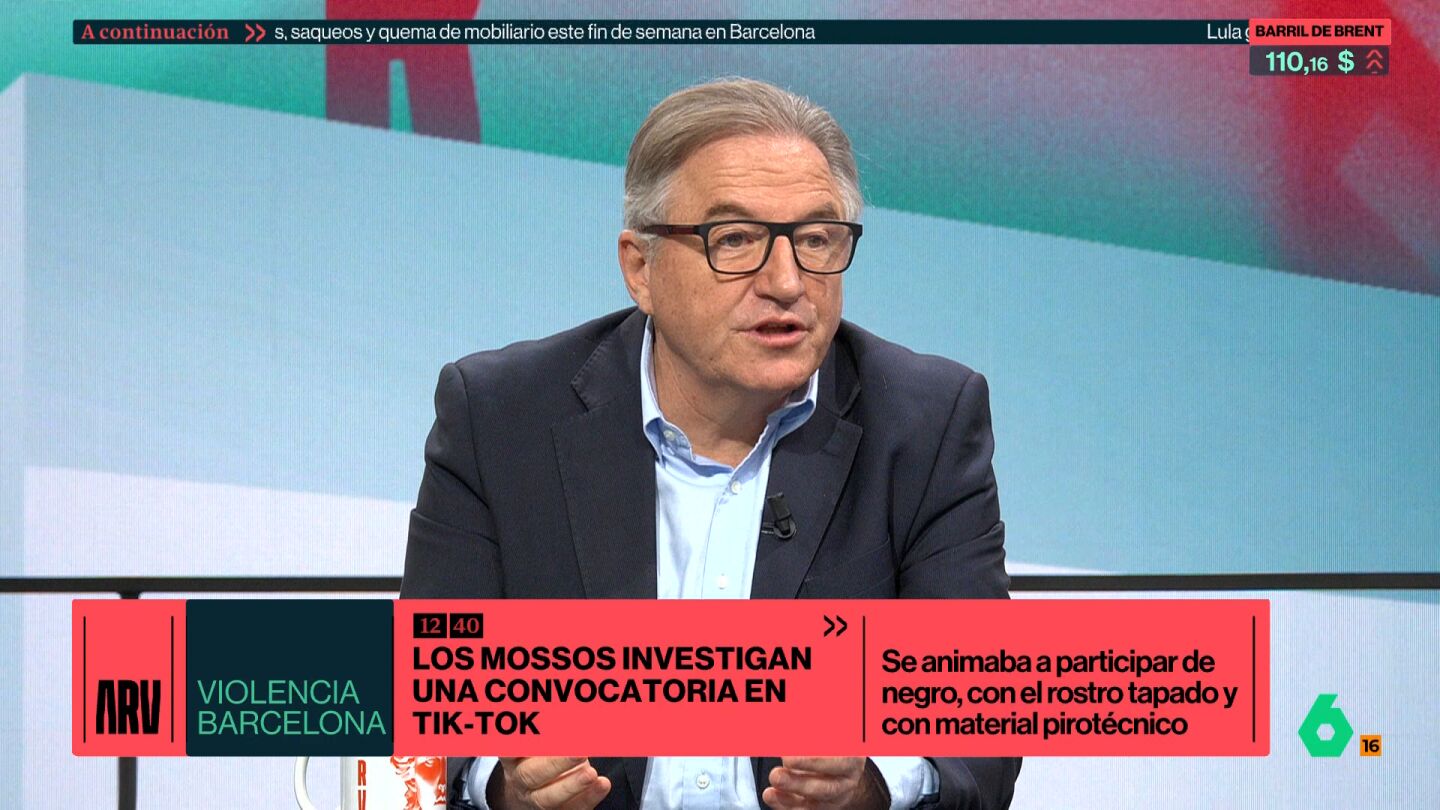 Carlos Segovia, ante los disturbios en Barcelona: "Se tiene que actuar con contundencia y evitar que se reproduzca en otras ciudades"