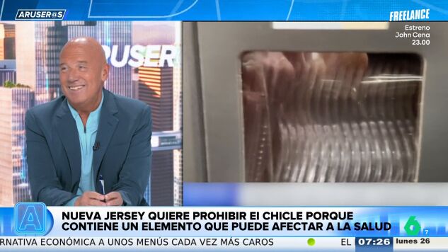 Alfonso Ar&uacute;s bromea tras conocer que Nueva Jersey quiere prohibir el chicle: "&iexcl;Pues Ancelotti!"