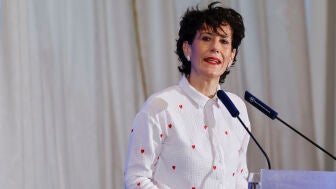 La ministra de Inclusi&oacute;n, Seguridad Social y Migraciones, Elma Saiz, durante un acto