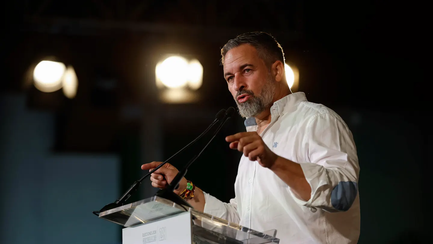Imagen de archivo de Santiago Abascal. Imagen de archivo de Santiago Abascal.