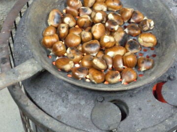 Casta&ntilde;as asadas