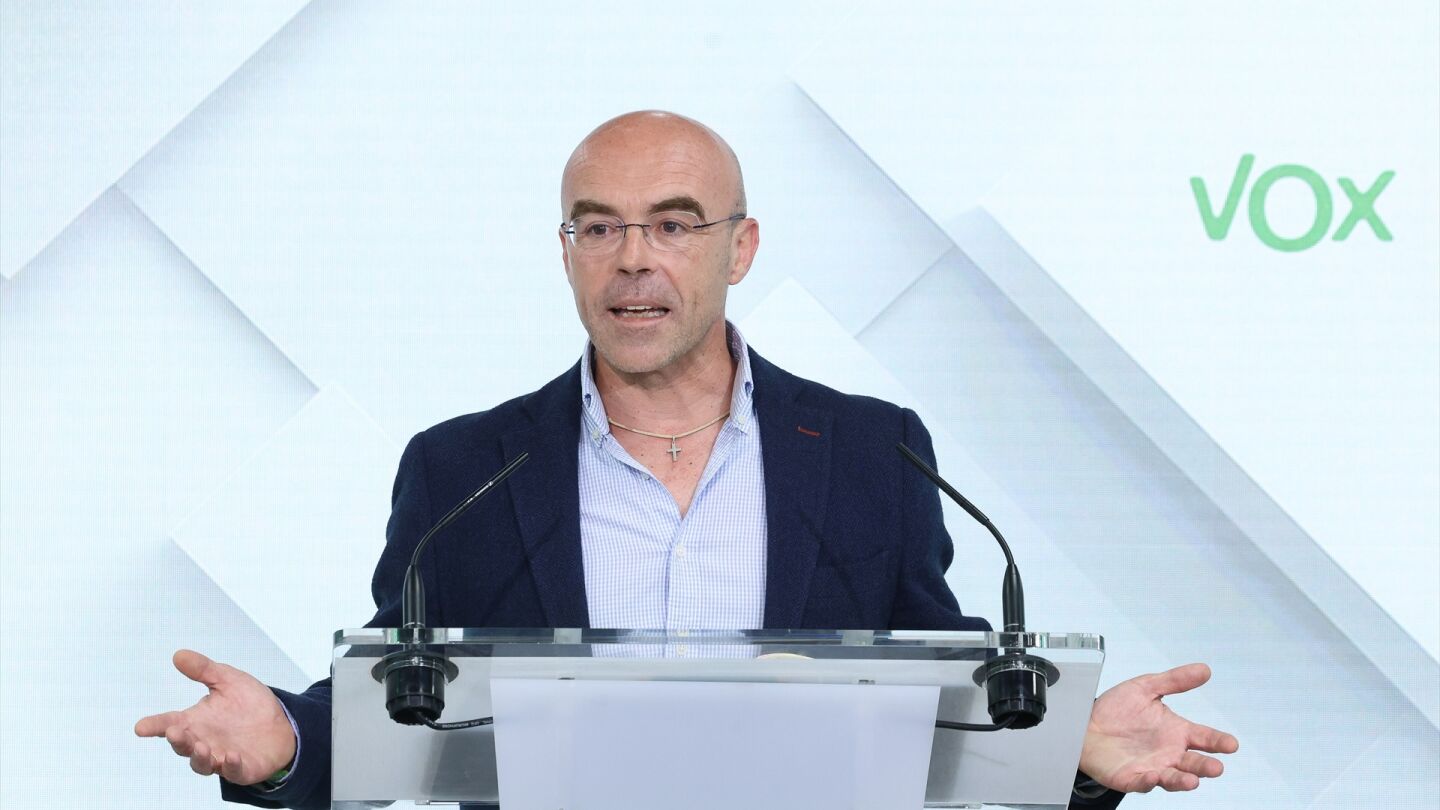 Imagen de archivo. El jefe de la delegaci&oacute;n de Vox en el Parlamento Europeo, Jorge Buxad&eacute;.