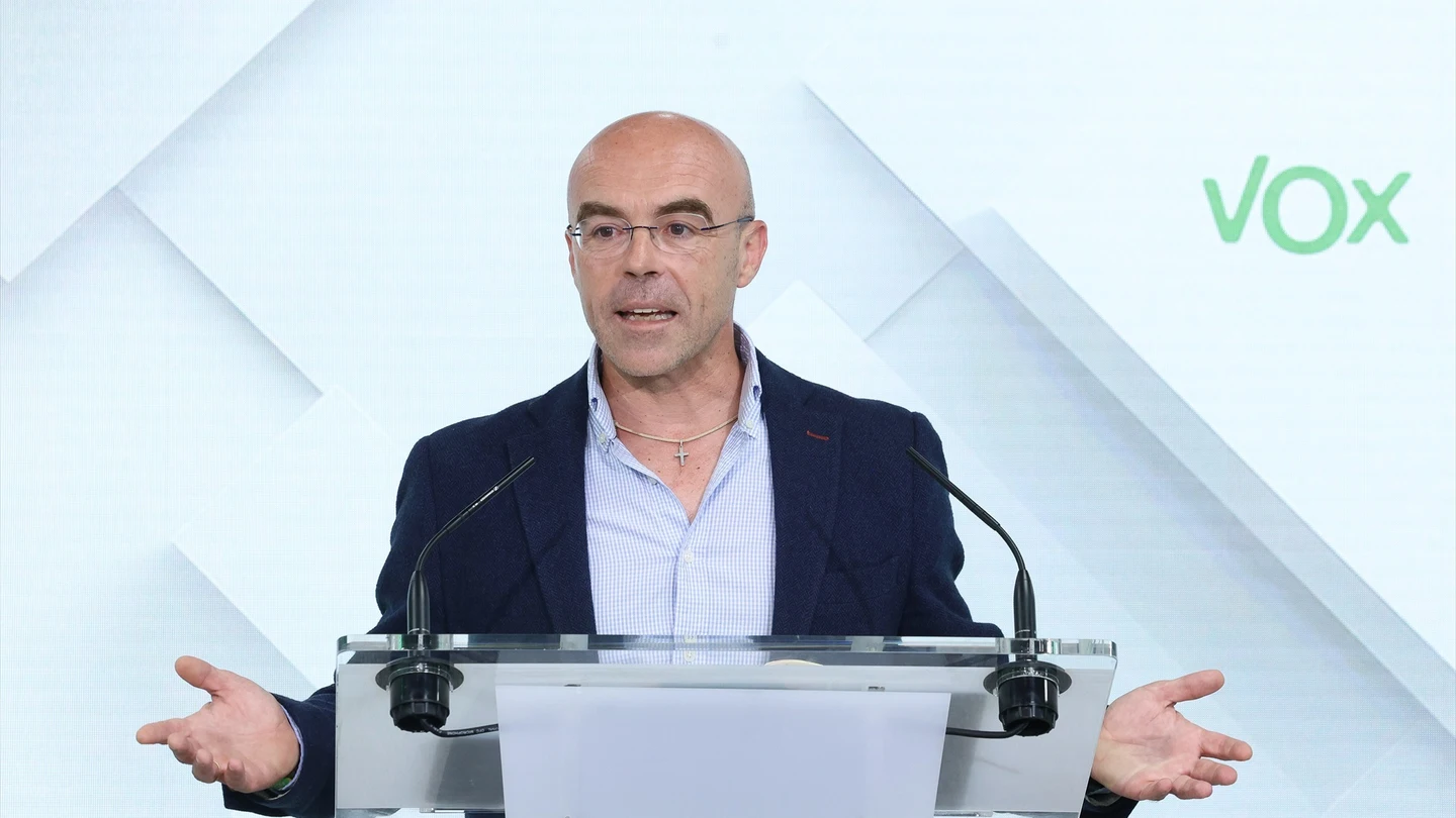 Imagen de archivo. El jefe de la delegación de Vox en el Parlamento Europeo, Jorge Buxadé. Imagen de archivo. El jefe de la delegación de Vox en el Parlamento Europeo, Jorge Buxadé.