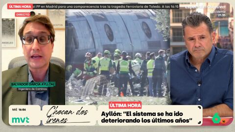 Salvador Garc&iacute;a Ayll&oacute;n, ingeniero de Caminos, habla de un "deterioro" desde hace a&ntilde;os del sistema ferroviario, que en su opini&oacute;n ha ido "perdiendo resiliencia y fiabilidad" y no se ha actualizado lo suficiente ante el incremento de tr&aacute;fico y los problemas de obsolescencia.