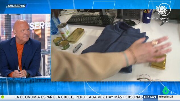 Alfonso Ar&uacute;s alucina con el kit de emergencia de la Uni&oacute;n Europea: "El espa&ntilde;ol es mejor"